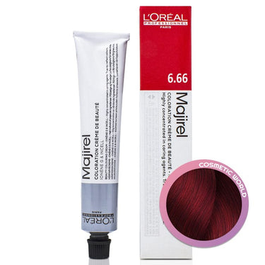 L'OREAL - MAJIREL Majirel Majirouge Carmilane C6.66/6RR Dark Red Blonde - Cosmetic World